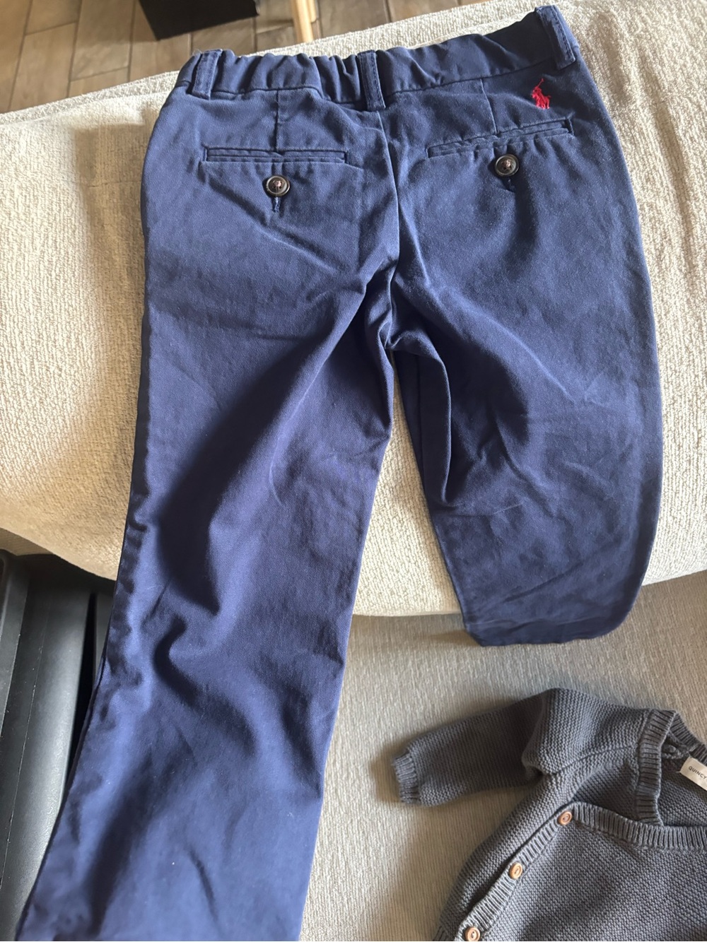 Ralph Lauren boys Navy Chino Pants USED ONCE